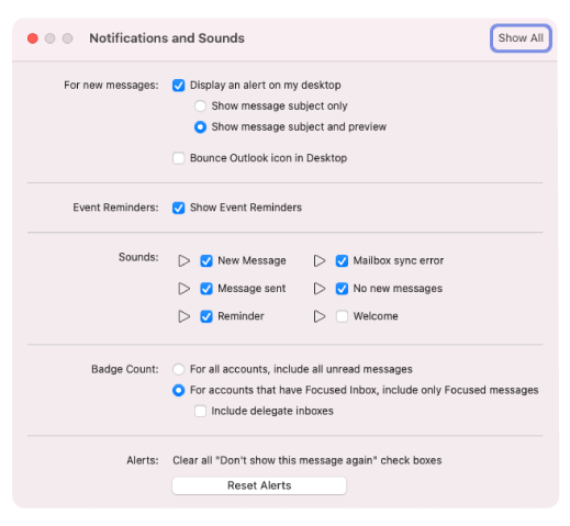 Adjust Notification Settings